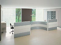 Reception in melaminico per ufficio