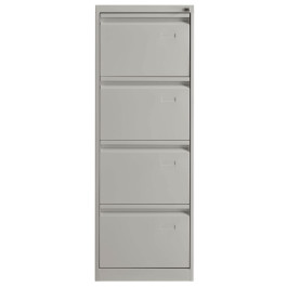 Classificatore a 4 cassetti in metallo per ufficio cm. 49,5x65,2x136h