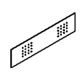 Controventatura metallica + coppia di staffe per scrivania di cm. 120/140/160/180