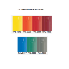 Panca da spogliatoio per 4 posti con doghe in alluminio di vari colori di cm. 150