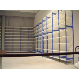 MODULO AGGIUNTIVO scaffale in metallo per magazzino Verniciata cm. 100x40x180h