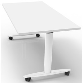 Tavolo ribaltabile in melaminico verniciato per ufficio cm. 140/160x80x73,7h