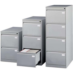 Classificatore metallico verticale a 2 cassetti per archivio documenti cm.  49,5x65,2x73h - Castellani Shop