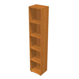 Libreria di legno per ufficio con piani regolabili in altezza cm. 40x32x196h 