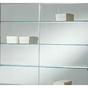 Sostituzione schienale trasparente con schienale a specchio o legno compatibile con vetrina 53/A - 53/MA