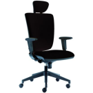 Sedia ignifuga girevole regolabile in altezza con braccioli per ufficio operativo