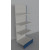 Modulo aggiuntivo scaffalatura metallica per negozi di cm. 75x50x200h