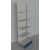 Modulo aggiuntivo di scaffalatura metallica per negozi di cm. 75x60x250h