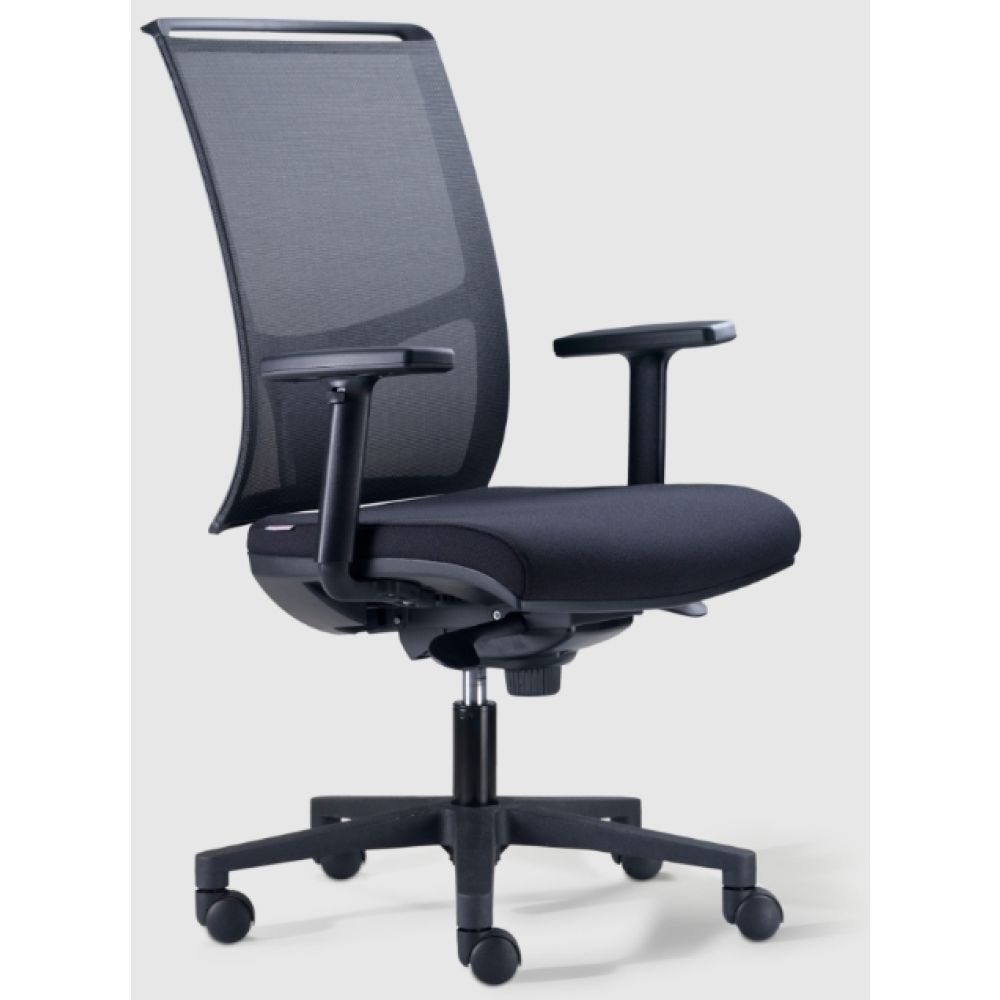 Sedia Da Ufficio Ergonomica In Pelle PU, Braccioli, Poggiapiedi, Schienale Alto Regolabile - Portata 100 Kg, Colore Arancione