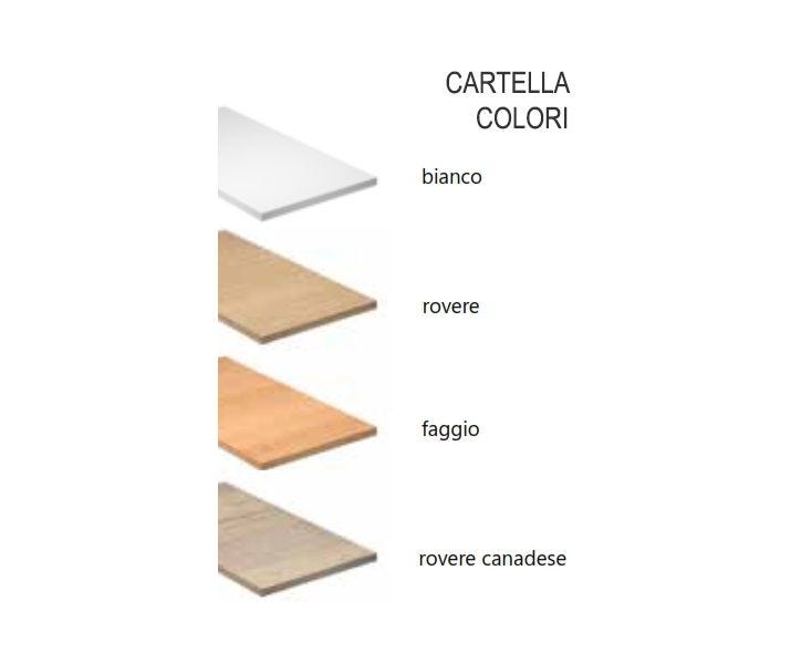 Scrivania contrapposta senza pannello divisorio con gambe in metallo cm. 120/140/160/180x165,2x72,5h