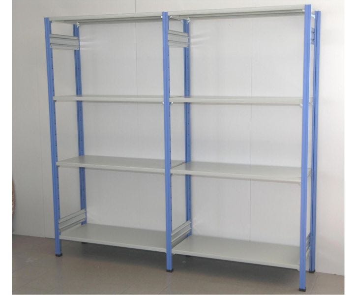 MODULO AGGIUNTIVO per scaffalatura metallica da magazzino Verniciata cm. 91x70x180h