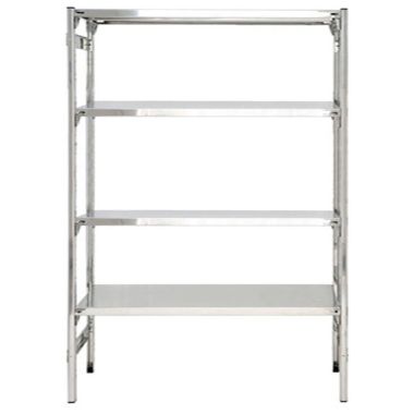 Scaffale inox per cucine panetterie pasticcerie cm. 120x30x180h