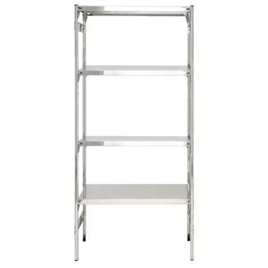 Scaffalatura inox per generi alimentari cm. 60x60x180h