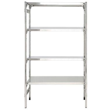 SCAFFALATURA in acciaio inox a ganci cm. 90x30x180h