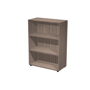 Libreria bassa da ufficio con piani interni a giorno cm. 90x43,4x124,4h