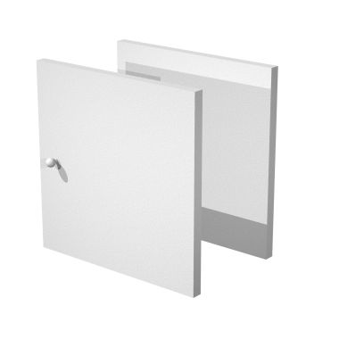 COPPIA DI ANTE ECO IN MELAMINICO CM. 32,2x32,1h