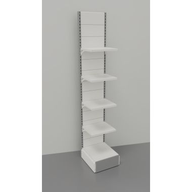 Scaffalatura da negozio di metallo cm. 45x30x250h