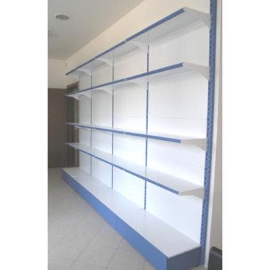 Scaffalatura metallica negozio per arredamento negozi di vario genere cm. 80x40x250h
