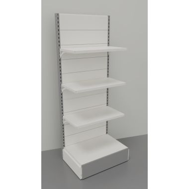 Scaffalatura di metallo da negozio a parete cm 80x50x200h