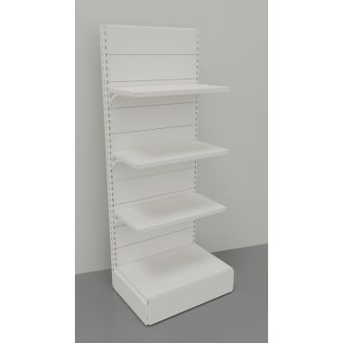 Scaffalatura per arredo negozio in metallo verniciato cm. 80x60x200h