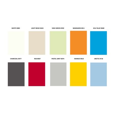 Armadio spogliatoio in laminato stratificato HPL sovrapposto a 4 posti con ante apertura a "L" cm. 80x50x200h