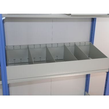 Cassettiera metallica a 4 separatori 91x60 cm VERNICIATA