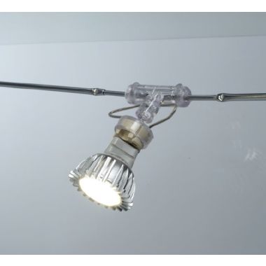 Illuminazione BASSA TENSIONE con faretti dicroici per SINGOLO lato per 5 piani