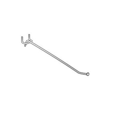 Gancio portablister per vetrina - SINGOLO L = 20 