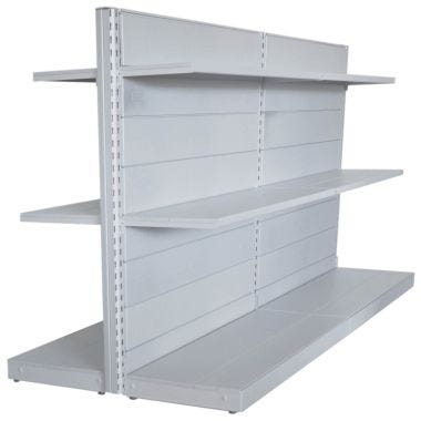 Modulo aggiuntivo di scaffalatura metallica da negozio di cm. 97x40x140h