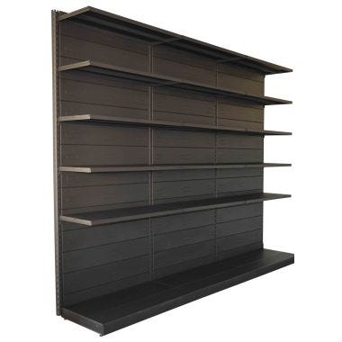 Modulo aggiuntivo scaffale in metallo verniciato da negozi di cm. 45x40x250h