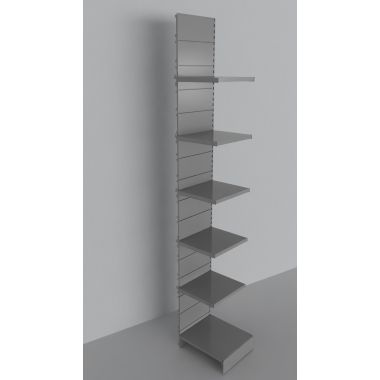 Modulo aggiuntivo da scaffale metallico per negozi di cm. 45x40x300h