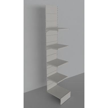 Modulo aggiuntivo di scaffalatura in metallo di cm. 45x50x250h