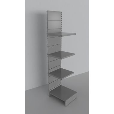 Modulo continuativo per scaffalatura metallica a parete di cm. 45x60x200h