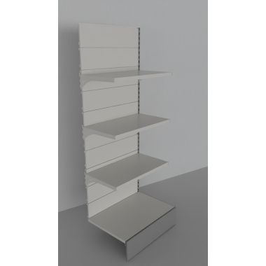 Modulo aggiuntivo scaffale in metallo verniciato di cm. 80x50x200h