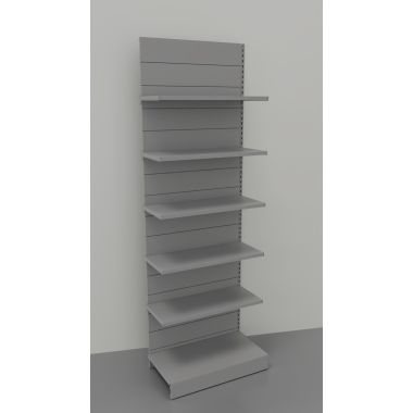 Modulo aggiuntivo da scaffale verniciato in metallo per negozio di cm. 97x60x300h