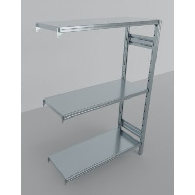 MODULO AGGIUNTIVO scaffalatura metallica da magazzino Zincata cm. 120x70x150h