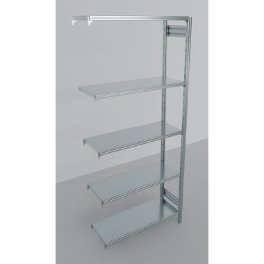 MODULO AGGIUNTIVO scaffale metallico da magazzino Zincata cm. 91x30x242h