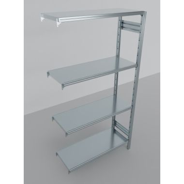 MODULO AGGIUNTIVO per scaffalatura metallica da magazzino Zincata cm. 91x60x200h