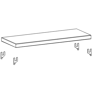 Piano zincato aggiuntivo cm. 120x80 da magazzino