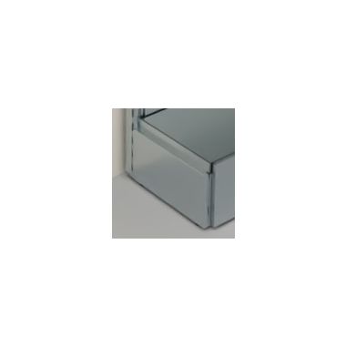 Piede zincato con piedini per scaffalatura a sbalzo