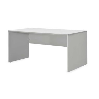 Scrivania per ufficio operativo con gamba pannellata in melaminico verniciato cm. 100/120/140/160/180x60x74h