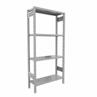 Scaffalatura Metallica da magazzino Verniciata di altezza 180 cm.