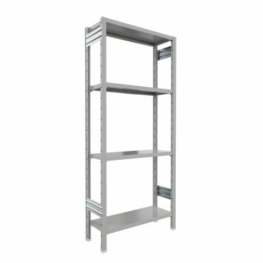 Scaffalatura Metallica da magazzino Verniciata di altezza 200 cm.