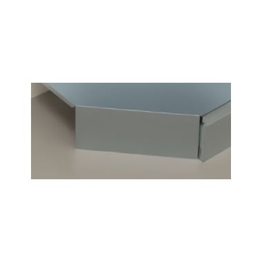 Zoccolo zincato ad angolo per scaffalatura a sbalzo