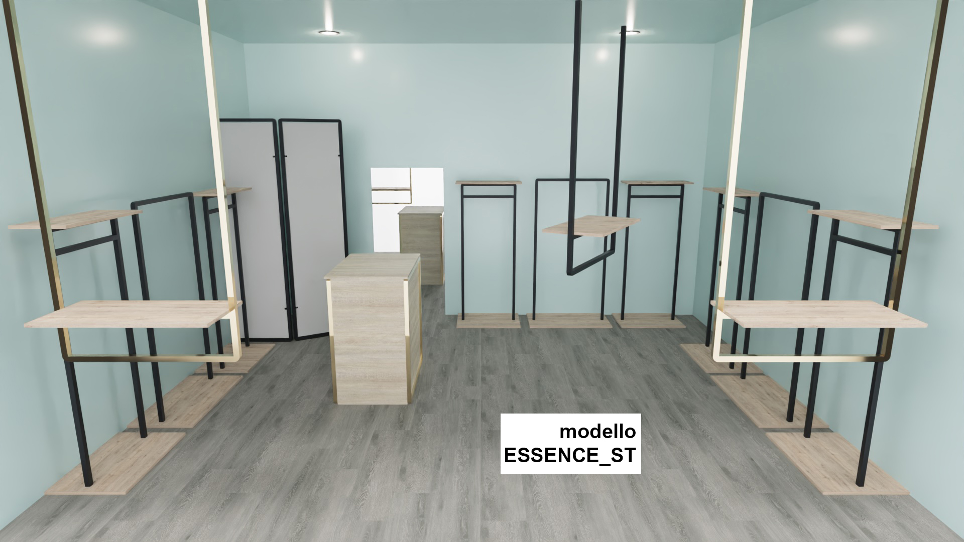 Arredamento completo negozio Castellani Shop