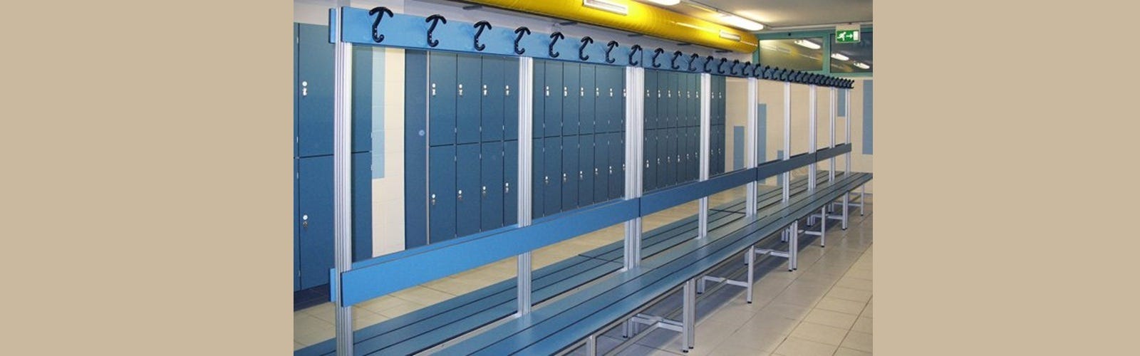 arredi spogliatoio palestra