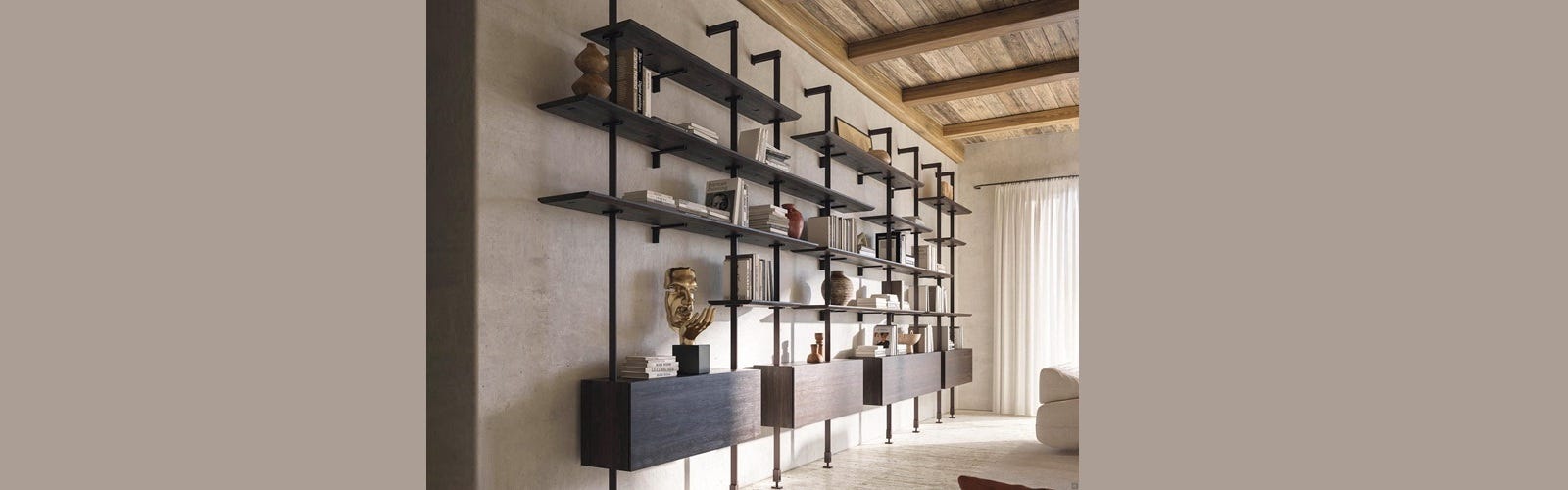 librerie design da parete