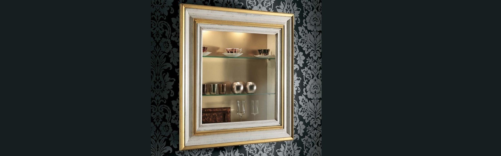 vetrina muro sospesa da parte moderna